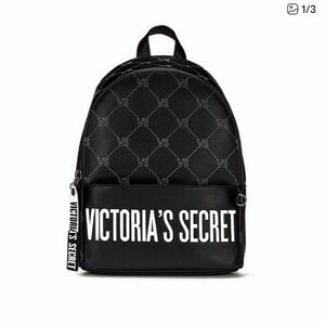 Victoria's Secret Black and White Backpack